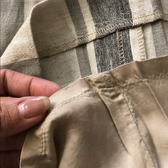 Zara plaid linen skirt - Picture 4 of 4